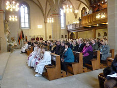 Festgottesdienst zum 50jahrigen Priesterjubiläum von Stadtpfarrer i.R. Geistlichen Rat Ulrich Trzeciok (Foto: Karl-Franz Thiede)